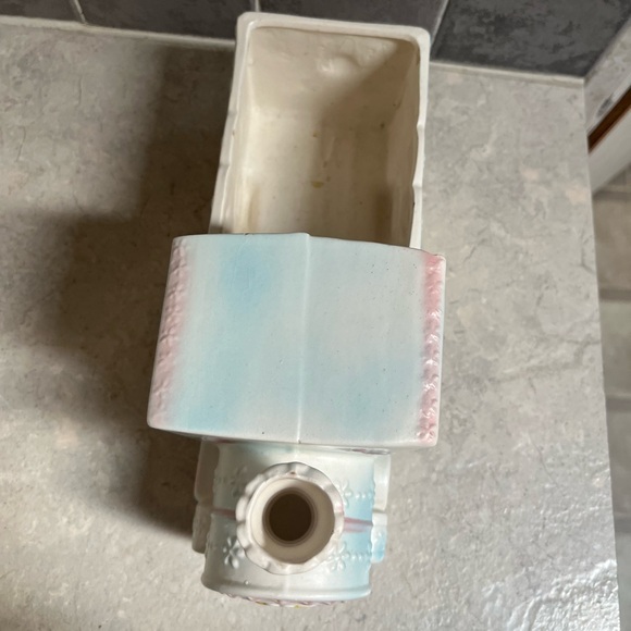 Vintage Relpo Train planter pastel baby nursery elephant - Picture 10 of 16